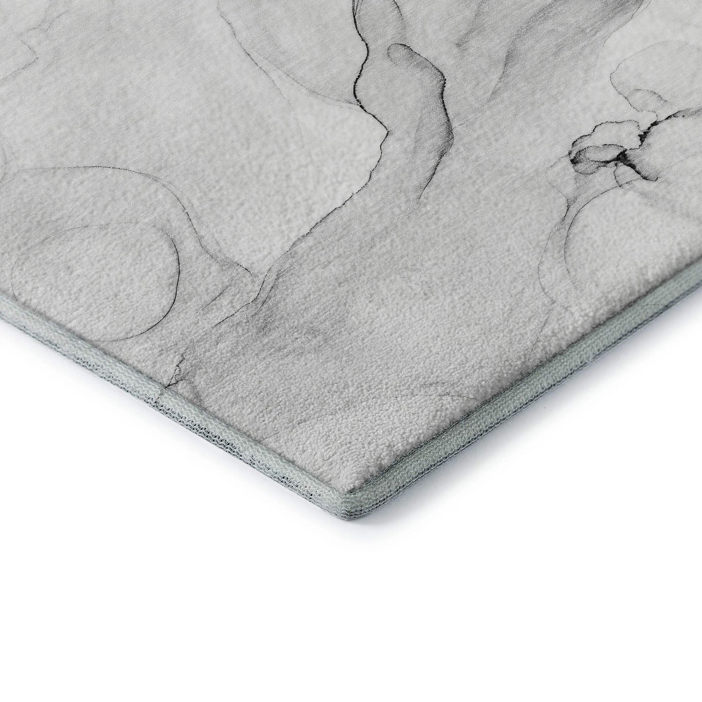 3' X 5' Gray And Ivory Abstract Washable Area Rug With UV Protection - HomeRoots - Flyclothing LLC