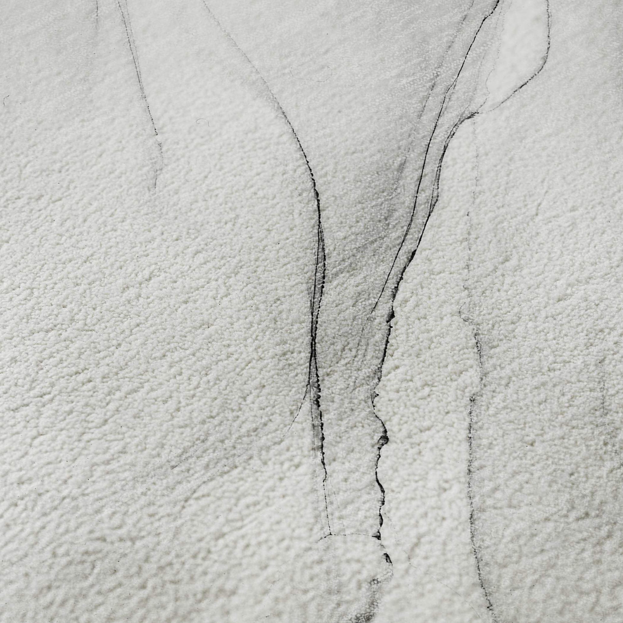 3' X 5' Gray And Ivory Abstract Washable Area Rug With UV Protection - HomeRoots - Flyclothing LLC