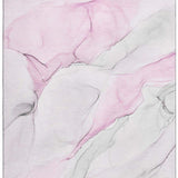 3' X 5' Pink And Ivory Abstract Washable Area Rug With UV Protection - HomeRoots - Flyclothing LLC
