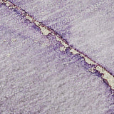 3' X 5' Purple Blue And Ivory Abstract Washable Area Rug With UV Protection - HomeRoots - Flyclothing LLC