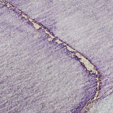 3' X 5' Purple Blue And Ivory Abstract Washable Area Rug With UV Protection - HomeRoots - Flyclothing LLC