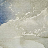 3' X 5' Blue Gray And Ivory Abstract Washable Area Rug With UV Protection - HomeRoots - Flyclothing LLC