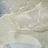 5' X 8' Blue Gray And Ivory Abstract Washable Area Rug With UV Protection - HomeRoots - Flyclothing LLC