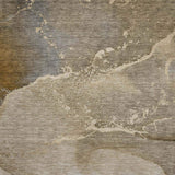 3' X 5' Brown Gray And Ivory Abstract Washable Area Rug With UV Protection - HomeRoots - Flyclothing LLC