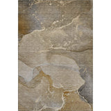 3' X 5' Brown Gray And Ivory Abstract Washable Area Rug With UV Protection - HomeRoots - Flyclothing LLC