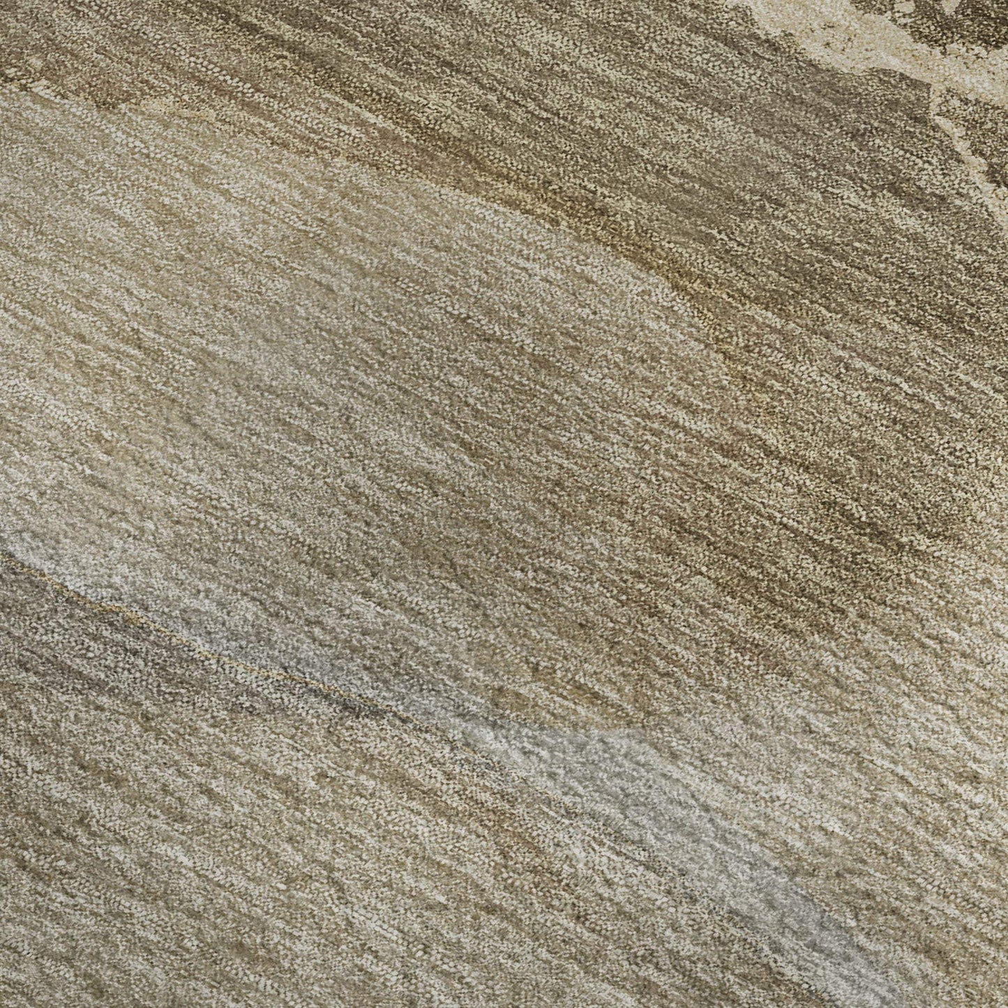 3' X 5' Brown Gray And Ivory Abstract Washable Area Rug With UV Protection - HomeRoots - Flyclothing LLC