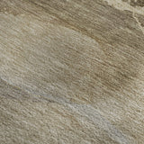 3' X 5' Brown Gray And Ivory Abstract Washable Area Rug With UV Protection - HomeRoots - Flyclothing LLC