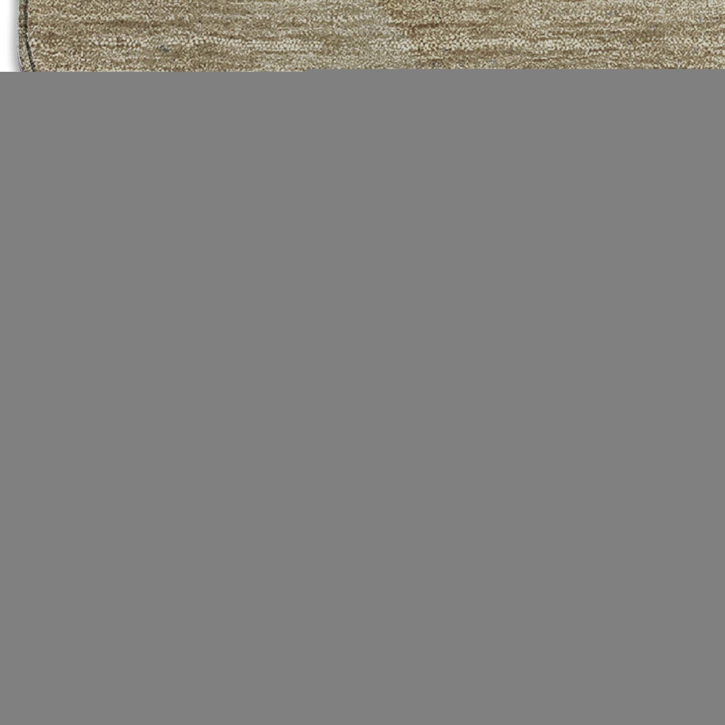 8' Brown Gray And Ivory Abstract Washable Round Rug With UV Protection - HomeRoots - Flyclothing LLC