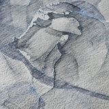 10' X 14' Blue And Ivory Abstract Washable Area Rug With UV Protection - HomeRoots - Flyclothing LLC
