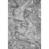 9' X 12' Pewter And Ivory Abstract Washable Area Rug With UV Protection - HomeRoots - Flyclothing LLC