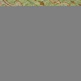 8' X 10' Fern Green And Blue Paisley Washable Area Rug With UV Protection - HomeRoots - Flyclothing LLC
