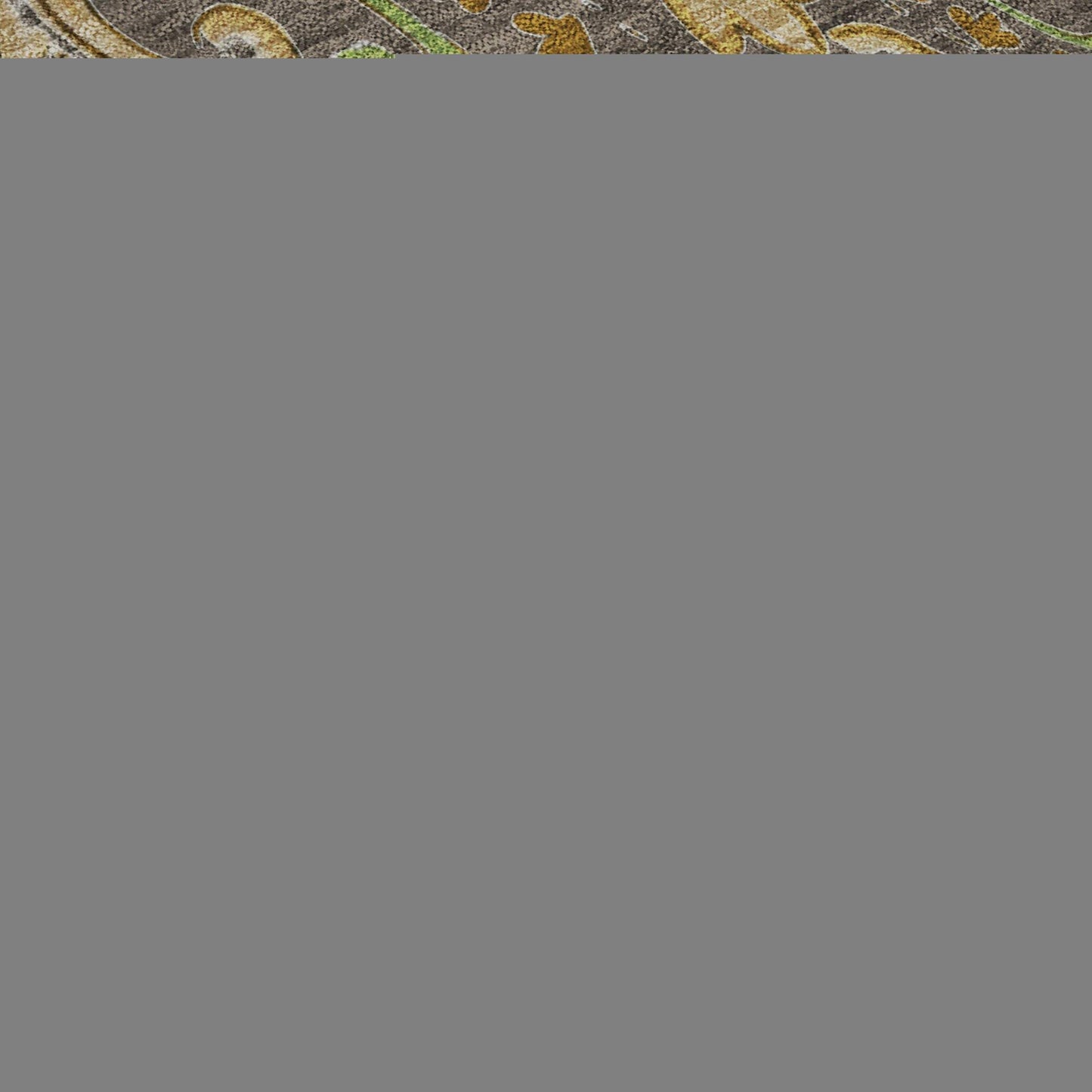 8' X 10' Chocolate Blue And Green Paisley Washable Area Rug With UV Protection - HomeRoots - Flyclothing LLC