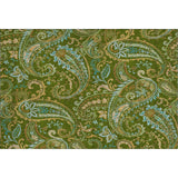 3' X 5' Green And Blue Paisley Washable Area Rug With UV Protection - HomeRoots - Flyclothing LLC