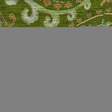 8' X 10' Green And Blue Paisley Washable Area Rug With UV Protection - HomeRoots - Flyclothing LLC