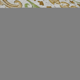 9' X 12' Ivory Blue And Green Paisley Distressed Washable Area Rug With UV Protection - HomeRoots - Flyclothing LLC