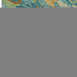 3' X 5' Teal Green And Gold Paisley Washable Area Rug With UV Protection - HomeRoots - Flyclothing LLC