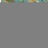 9' X 12' Teal Green And Gold Paisley Distressed Washable Area Rug With UV Protection - HomeRoots - Flyclothing LLC
