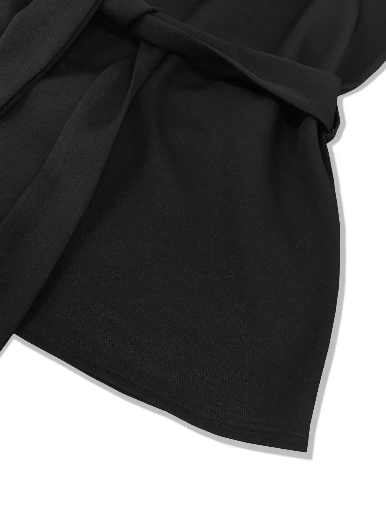 Tie-Waist Long Sleeve Top and Pants Set - Trendsi - Flyclothing LLC