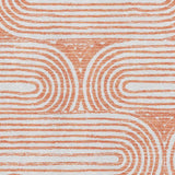 8' X 10' Salmon And Ivory Geometric Distressed Washable Area Rug With UV Protection - HomeRoots - Flyclothing LLC