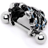 16G 1/2 Crazy Thanksgiving Turkey Cuff Cartilage Earring - BodyCandy - Flyclothing LLC