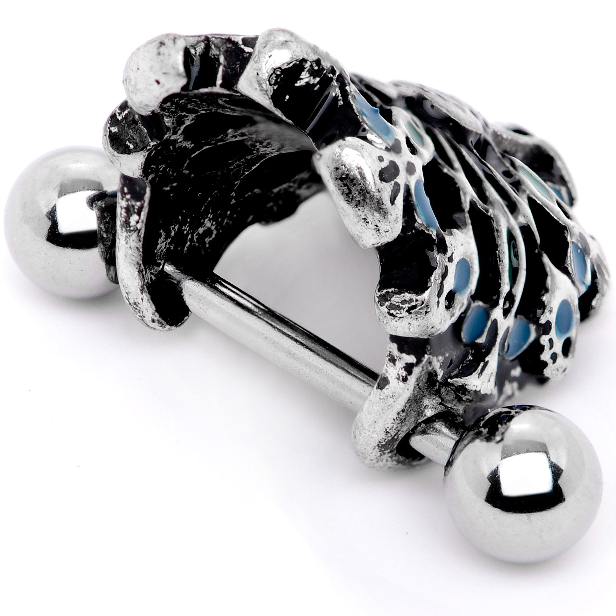 16G 1/2 Crazy Thanksgiving Turkey Cuff Cartilage Earring - BodyCandy - Flyclothing LLC