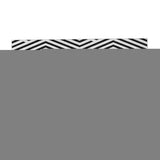 5' X 8' Black And Ivory Geometric Washable Area Rug With UV Protection - HomeRoots - Flyclothing LLC