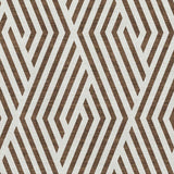 3' X 5' Brown And Ivory Geometric Washable Area Rug With UV Protection - HomeRoots - Flyclothing LLC