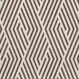 3' X 5' Brown And Ivory Geometric Washable Area Rug With UV Protection - HomeRoots - Flyclothing LLC