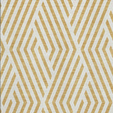 5' X 8' Gold And Ivory Geometric Washable Area Rug With UV Protection - HomeRoots - Flyclothing LLC