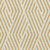 9' X 12' Gold And Ivory Geometric Washable Area Rug With UV Protection - HomeRoots - Flyclothing LLC