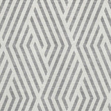 3' X 5' Gray And Ivory Geometric Washable Area Rug With UV Protection - HomeRoots - Flyclothing LLC