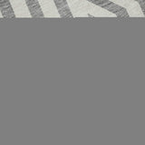 8' X 10' Gray And Ivory Geometric Washable Area Rug With UV Protection - HomeRoots - Flyclothing LLC