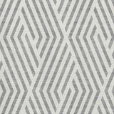 9' X 12' Gray And Ivory Geometric Washable Area Rug With UV Protection - HomeRoots - Flyclothing LLC