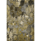 10' X 14' Brown Beige And Gold Abstract Distressed Washable Area Rug With UV Protection - HomeRoots - Flyclothing LLC
