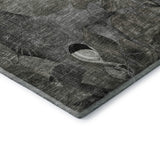 3' X 5' Gray And Ivory Abstract Distressed Washable Area Rug With UV Protection - HomeRoots - Flyclothing LLC