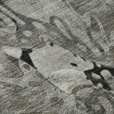 10' X 14' Gray And Ivory Abstract Distressed Washable Area Rug With UV Protection - HomeRoots - Flyclothing LLC