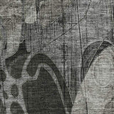 10' X 14' Gray And Ivory Abstract Distressed Washable Area Rug With UV Protection - HomeRoots - Flyclothing LLC