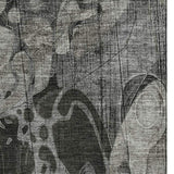 10' X 14' Gray And Ivory Abstract Distressed Washable Area Rug With UV Protection - HomeRoots - Flyclothing LLC