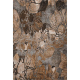 8' X 10' Rust And Gray Abstract Distressed Washable Area Rug With UV Protection - HomeRoots - Flyclothing LLC