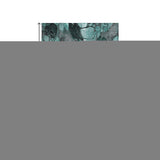 8' X 10' Teal And Gray Abstract Distressed Washable Area Rug With UV Protection - HomeRoots - Flyclothing LLC