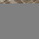 8' X 10' Chocolate And Ivory Plaid Washable Area Rug With UV Protection - HomeRoots - Flyclothing LLC
