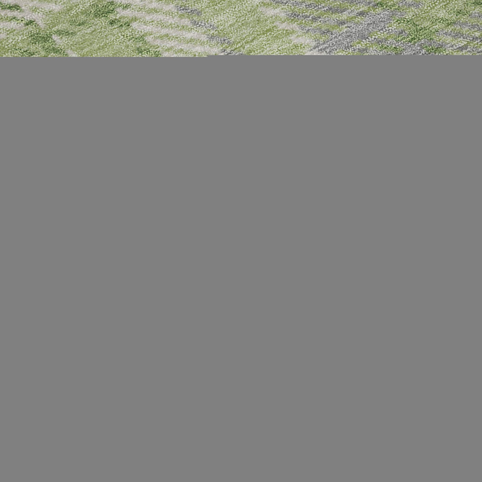 8' X 10' Green And Gray Plaid Washable Area Rug With UV Protection - HomeRoots - Flyclothing LLC