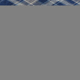 5' X 8' Navy Blue And Ivory Plaid Washable Area Rug With UV Protection - HomeRoots - Flyclothing LLC
