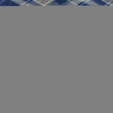 10' X 14' Navy Blue And Ivory Plaid Washable Area Rug With UV Protection - HomeRoots - Flyclothing LLC