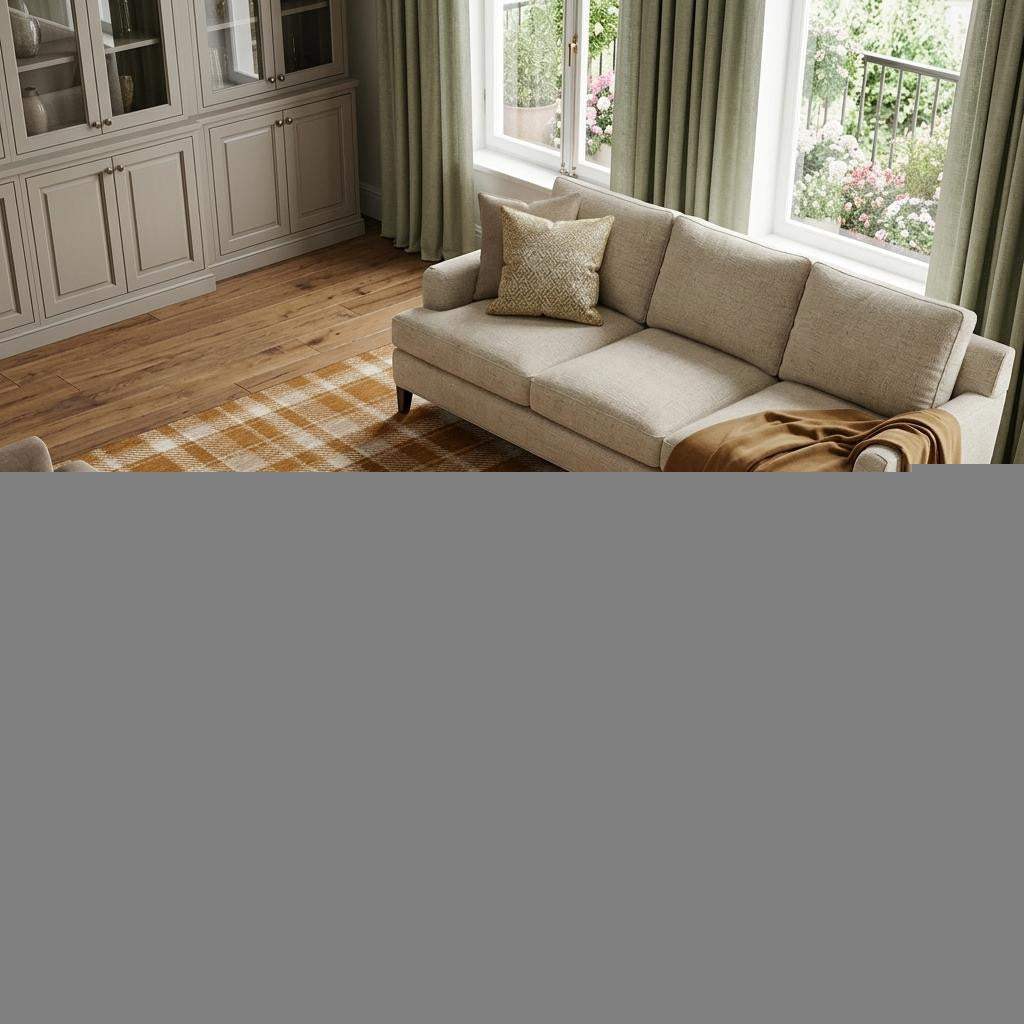 10' X 14' Rust And Ivory Plaid Washable Area Rug With UV Protection - HomeRoots - Flyclothing LLC