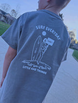 SURFS UP GIRL TEE - GRAY