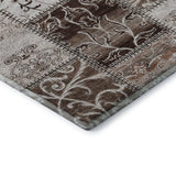 9' X 12' Beige And Ivory Patchwork Distressed Washable Area Rug With UV Protection - HomeRoots - Flyclothing LLC