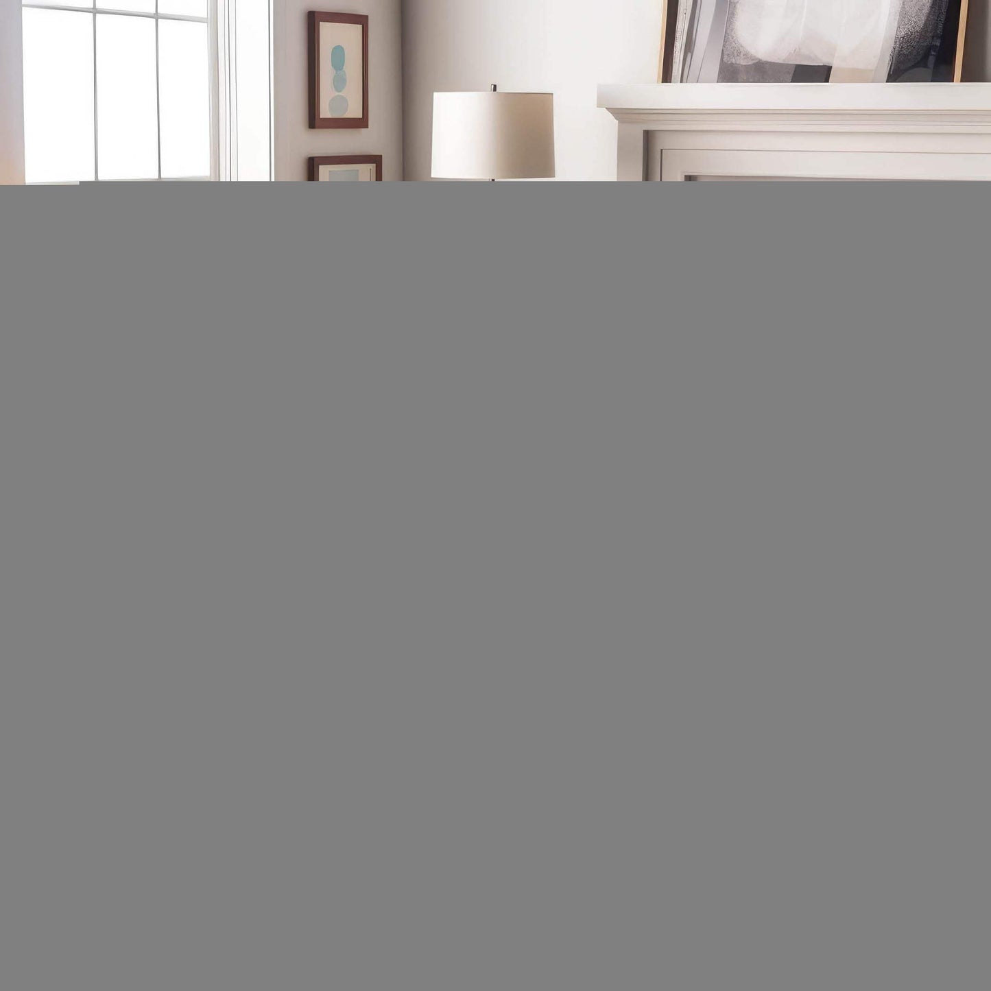 5' X 8' Chocolate And Gray Medallion Distressed Washable Area Rug With UV Protection - HomeRoots - Flyclothing LLC