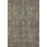 5' X 8' Chocolate And Gray Medallion Distressed Washable Area Rug With UV Protection - HomeRoots - Flyclothing LLC