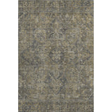 8' X 10' Chocolate And Gray Medallion Distressed Washable Area Rug With UV Protection - HomeRoots - Flyclothing LLC